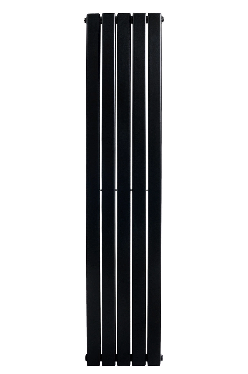 Вертикальный дизайнерский радиатор отопления ARTTIDESIGN Livorno II 5/1800/340 черный матовый Фото - 1
